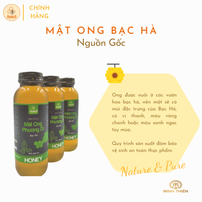 Mật ong hoa bạc hà 300ml