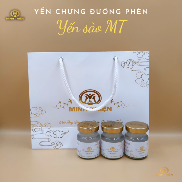 Yến chưng đường phèn hộp 6 hủ