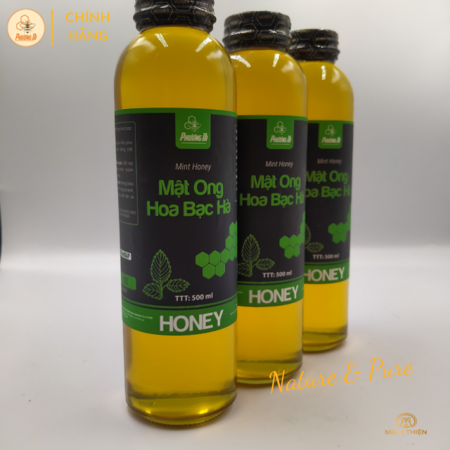 Mật ong hoa bạc hà 500ml