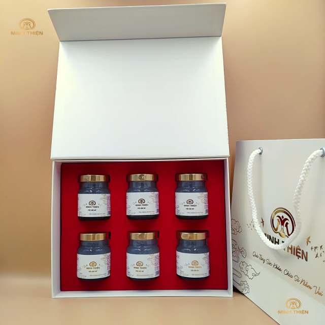 Yến chưng đường phèn hộp 6 hủ