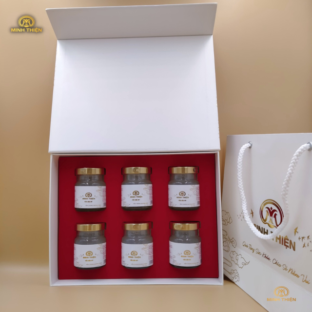Yến chưng đường phèn hộp 6 hủ