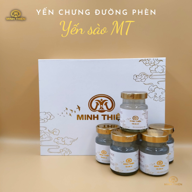 Yến chưng đường phèn hộp 6 hủ