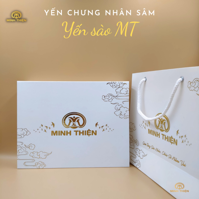 Yến chưng nhân sâm hộp 6 hủ