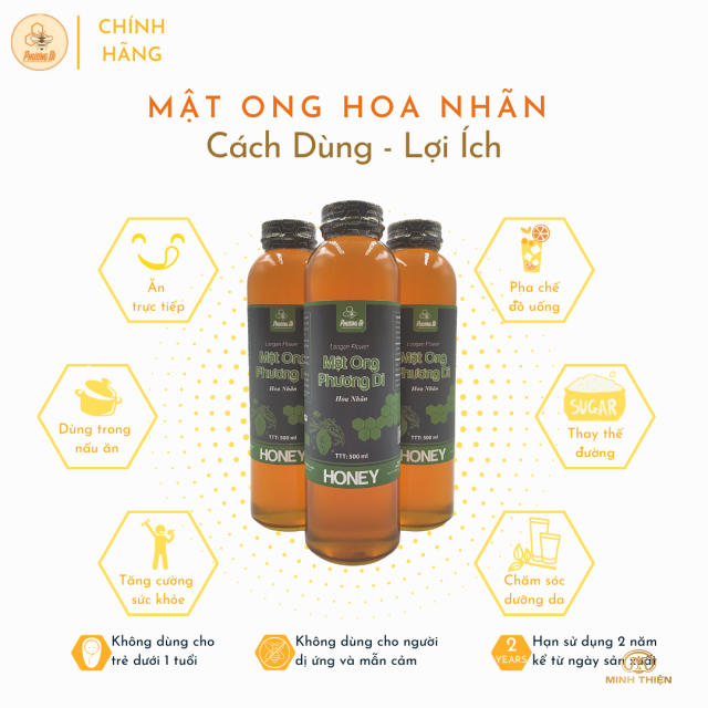 Mật ong hoa nhãn 500ml