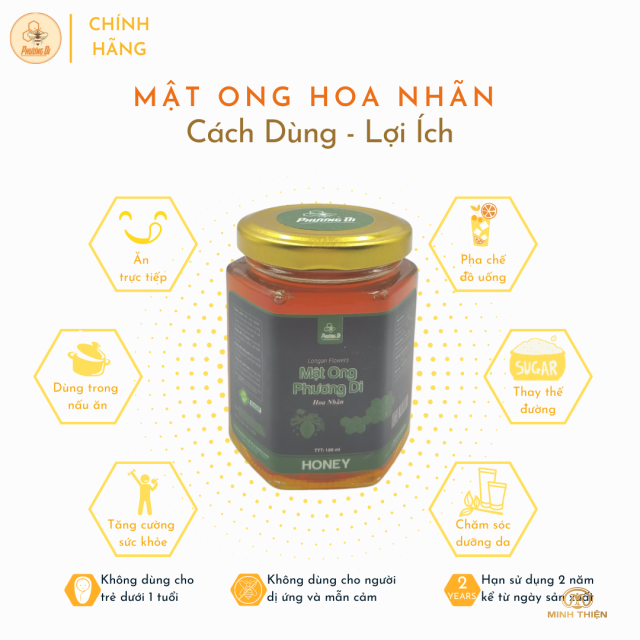 Mật ong hoa nhãn 180ml