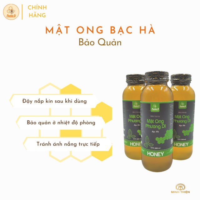 Mật ong hoa bạc hà 300ml