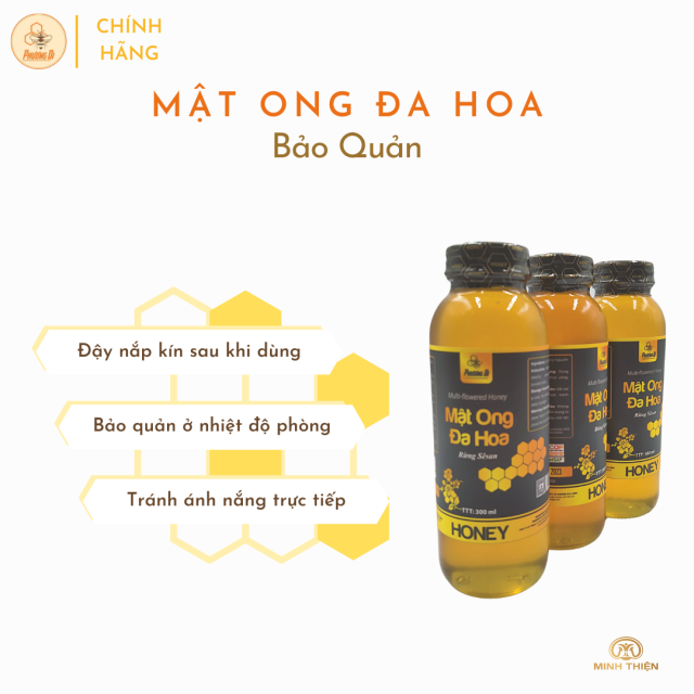 Mật ong đa hoa rừng sê san 300ml