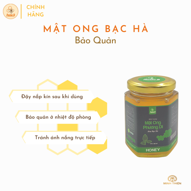 Mật ong hoa bạc hà 180ml