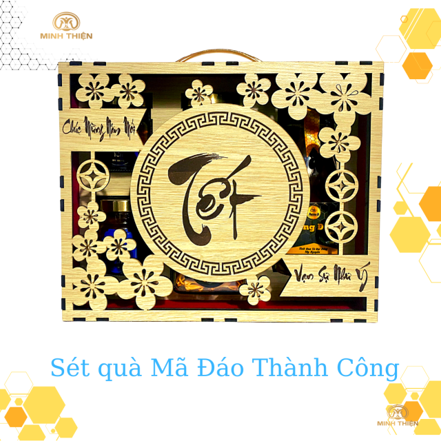 Set quà mã đáo thành công