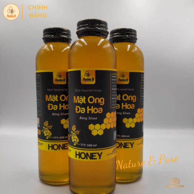 Mật ong đa hoa rừng sê san 500ml