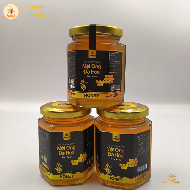 Mật ong đa hoa rừng sê san 180ml