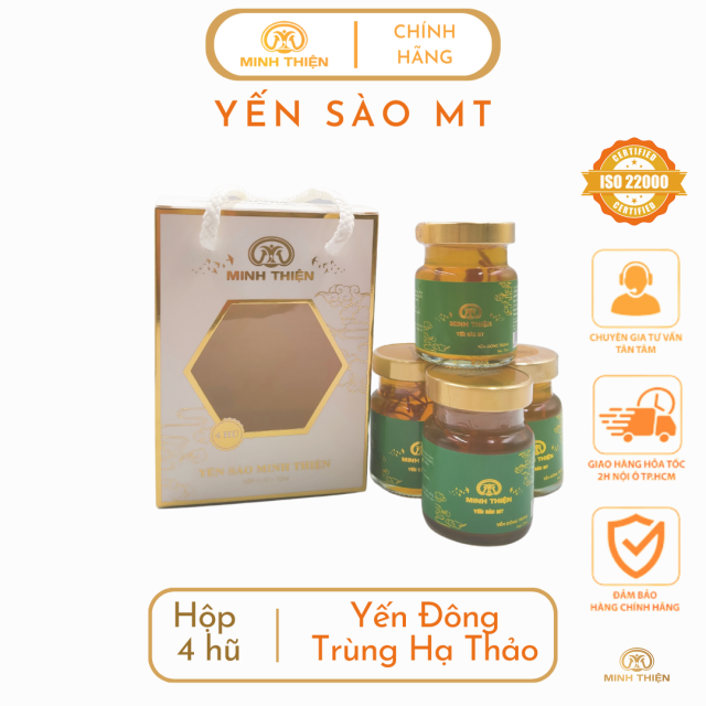 Đông trùng Yến hộp 4 hủ