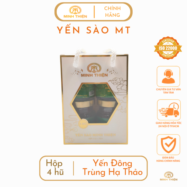 Đông trùng Yến hộp 4 hủ