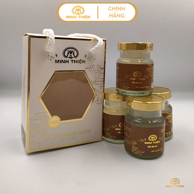 Yến chưng nhân sâm hộp 6 hủ