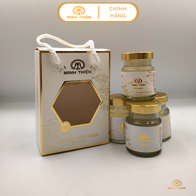 Yến chưng đường phèn hộp 4 hủ