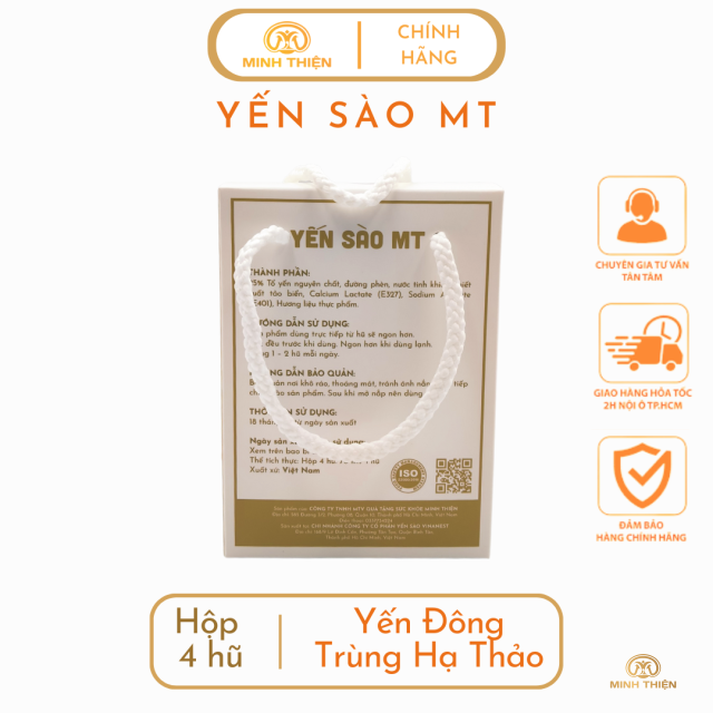 Đông trùng Yến hộp 4 hủ