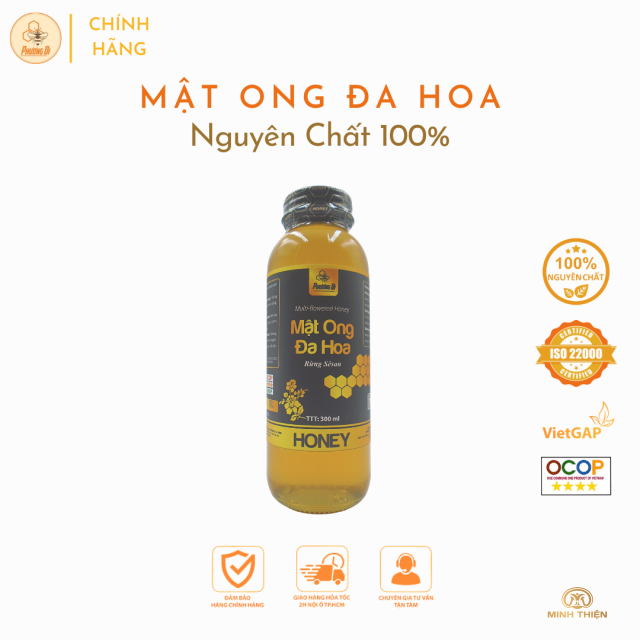 Mật ong đa hoa rừng sê san 300ml